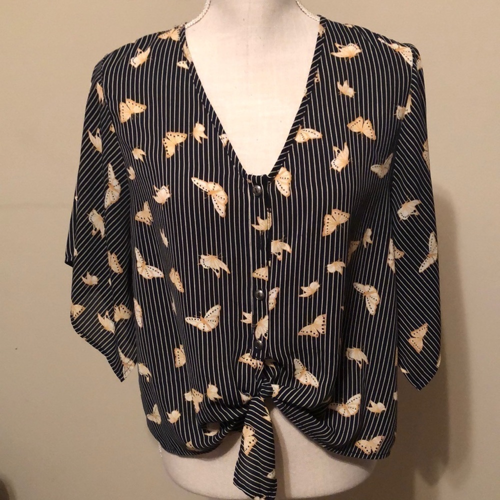 Sienna sky blouse. Sz. Medium